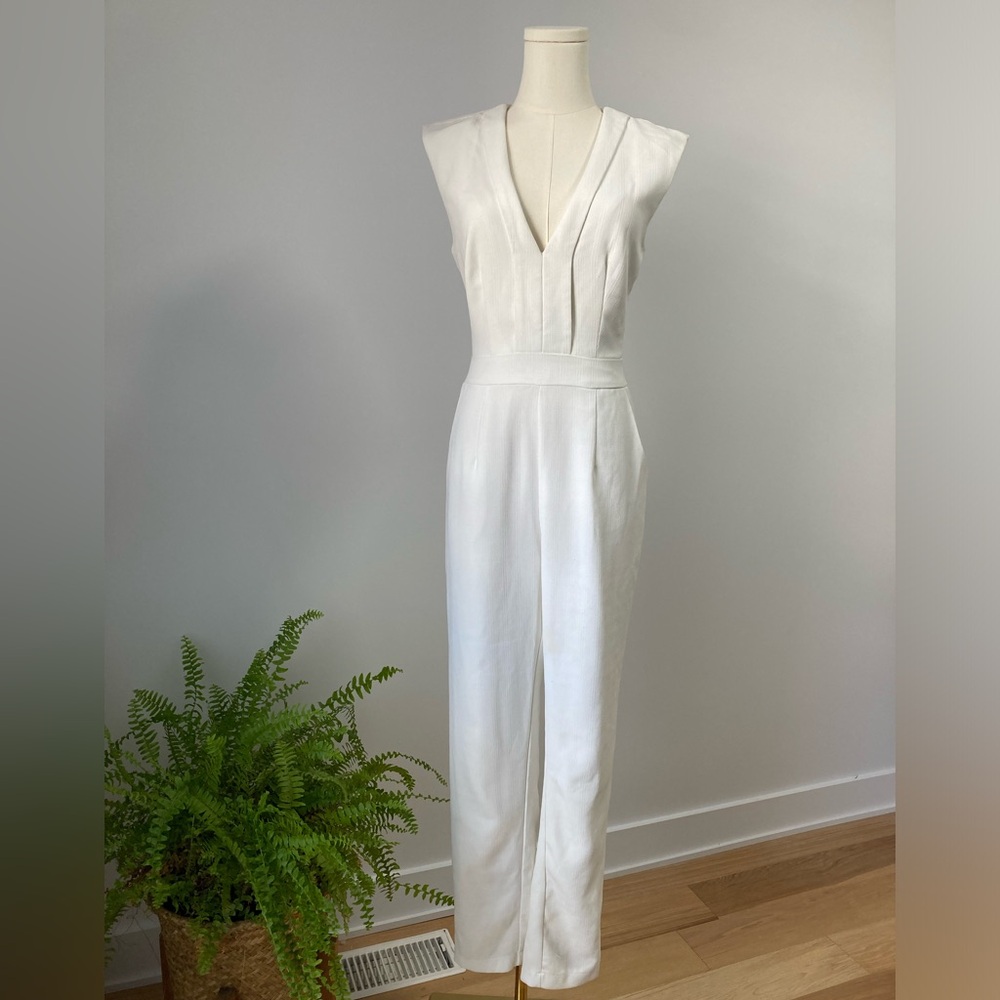 Adelyn Rae white jumpsuit XS - Picture 2 of 11